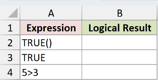 Dataset for TRUE example 1