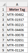 Dataset for VALUE example 4