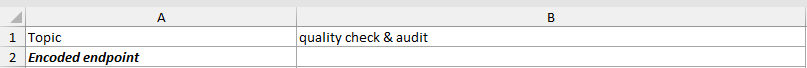 WEBSERVICE example 3: dataset and empty result cells