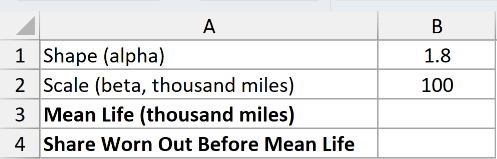 Dataset for WEIBULL.DIST example 7