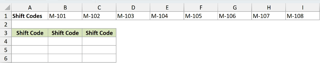 Dataset for WRAPROWS example 3