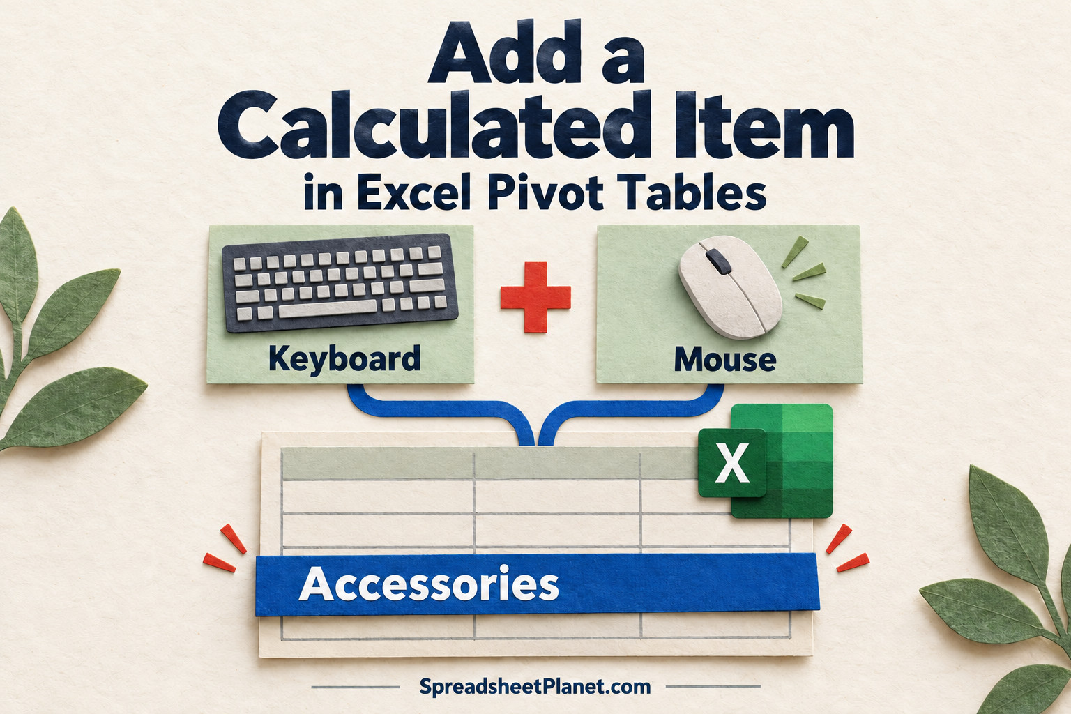 How to Add a Calculated Item to a Pivot Table in Excel