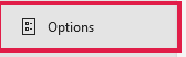 Options command in Excel’s File menu