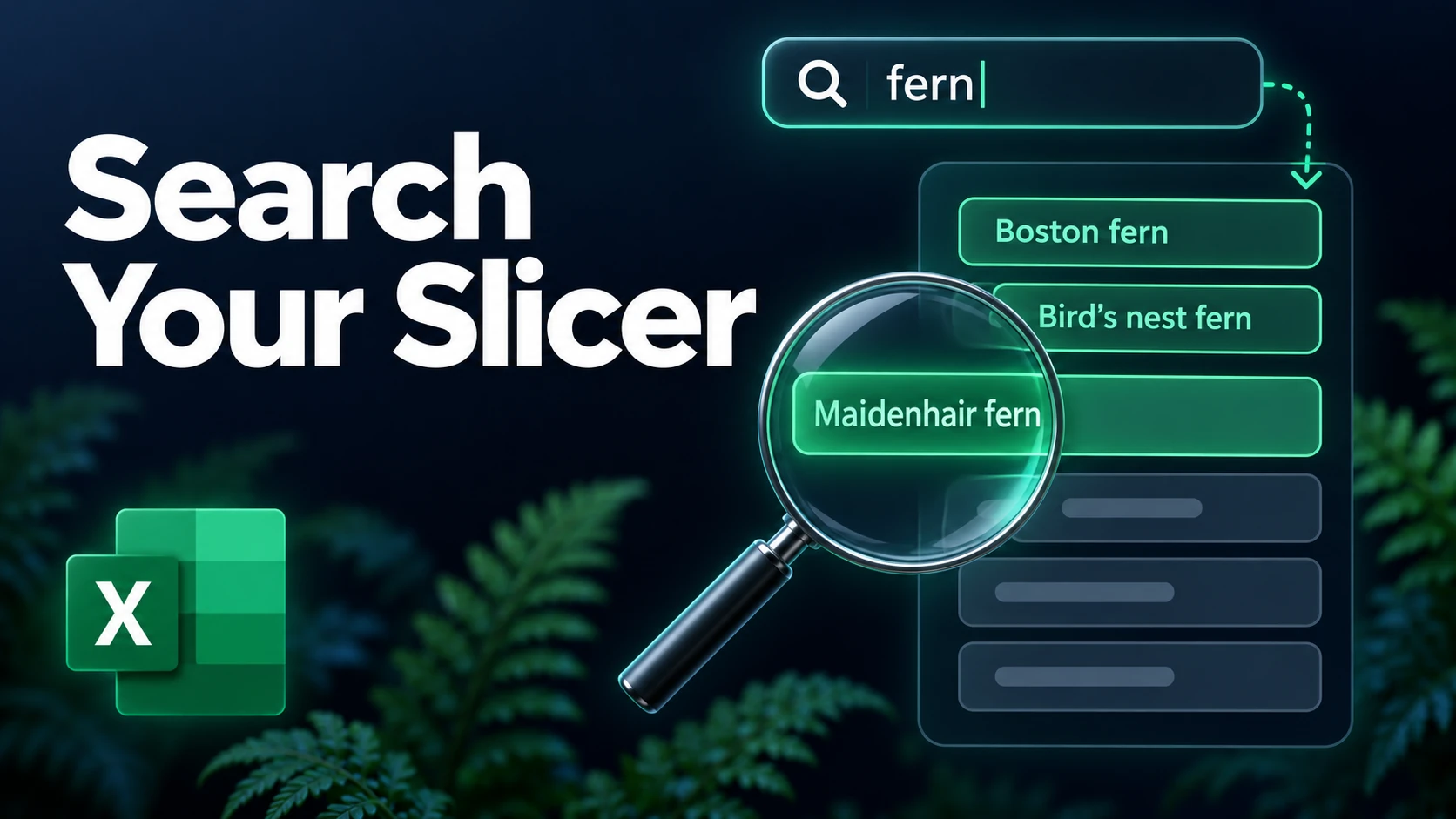 How to Add a Search Box to a Slicer in Excel