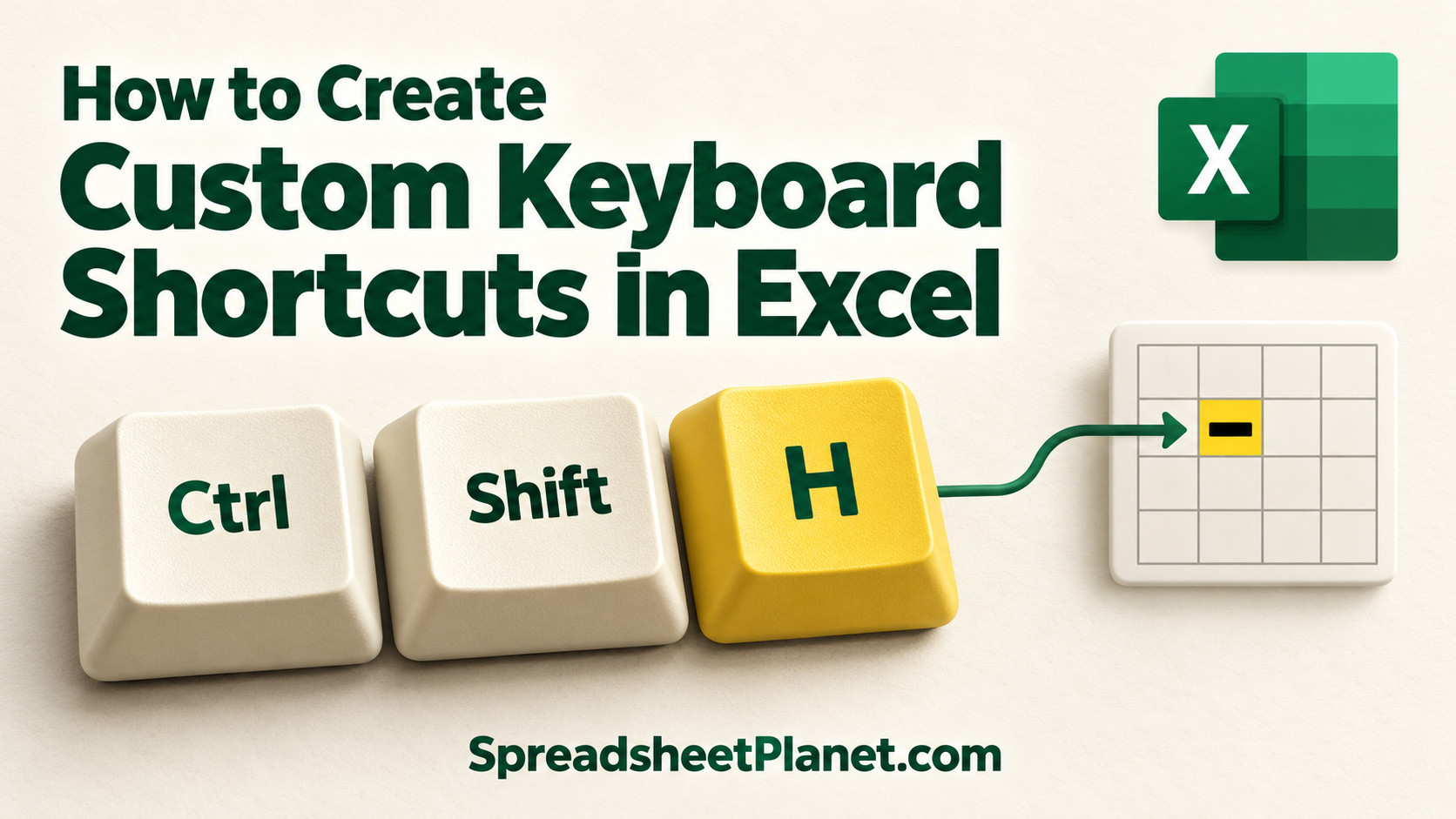 How to Create Custom Keyboard Shortcuts in Excel