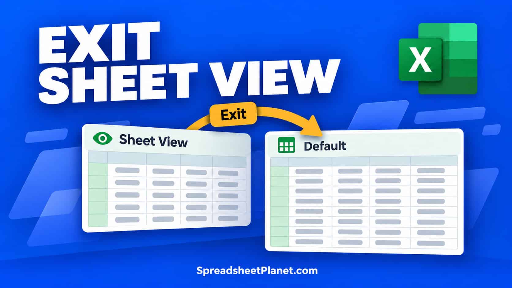 How to Turn Off Sheet View in Excel