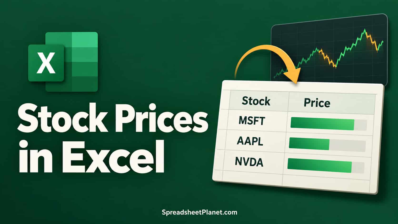 How to Pull Stock Prices into Excel